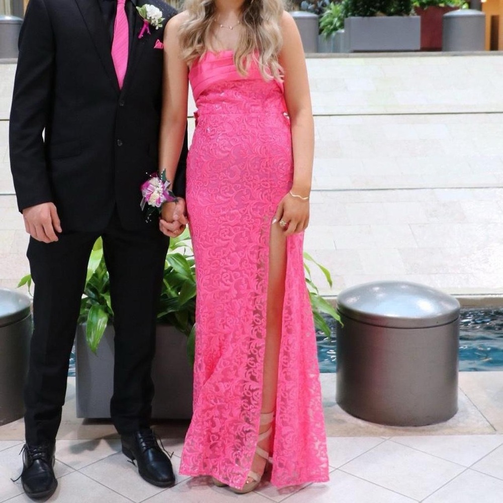 Fashion Nova Vibrant Pink Dress